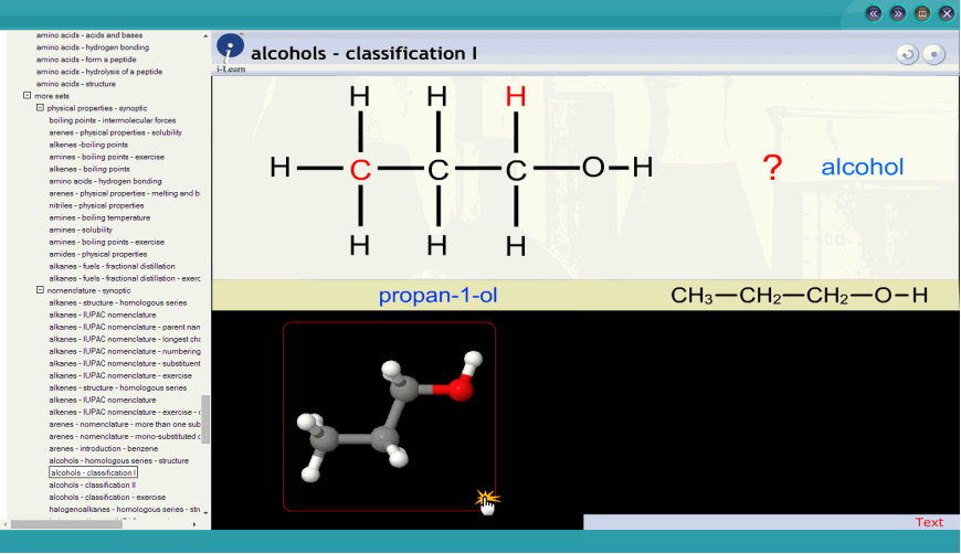 alcohols - classification I