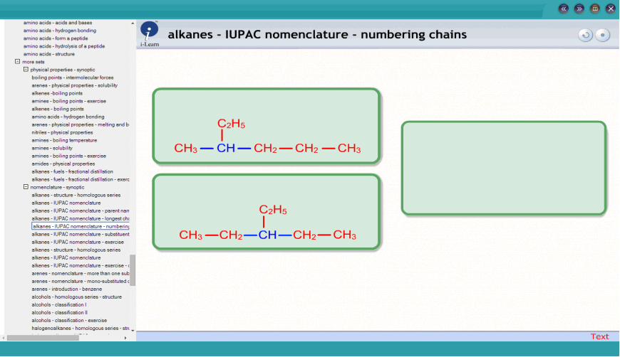 alkanes - IUPAC nomenclature - numbering chains
