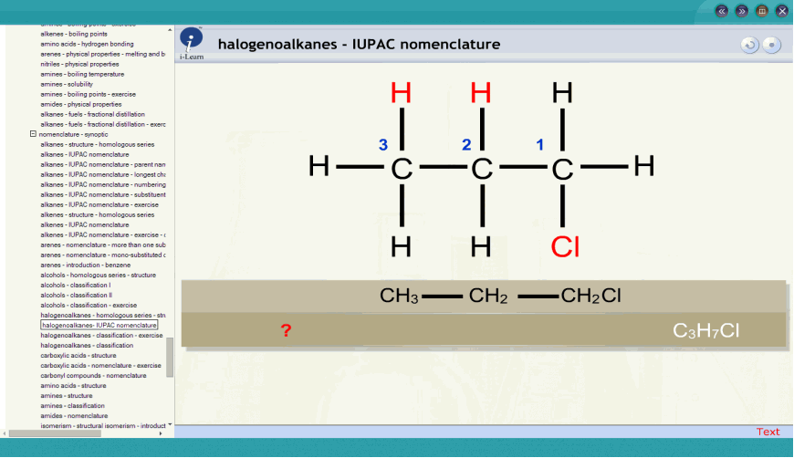 halogenoalkanes- IUPAC nomenclature